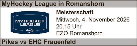 Pikes vs EHC Frauenfeld, 4. November, EZO Romanshorn