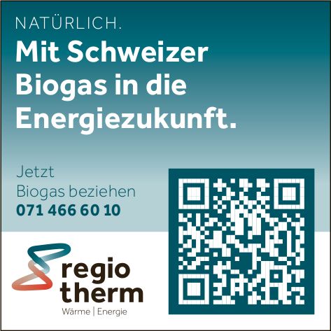 regio therm, Mit Schweizer Biogas in die Energiezukunft.