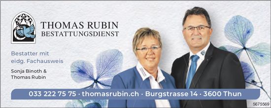 Thun - Thomas Rubin Bestattungsdienst