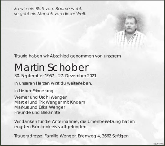 Schober Martin, Dezember 2021 / TA