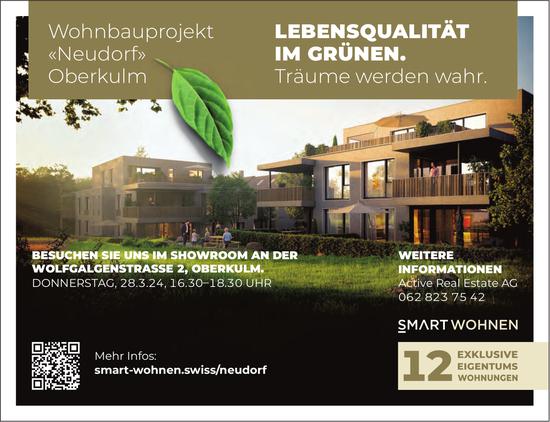 Active Real Estate AG, Oberkulm - Wohnbauprojekt «Neudorf»