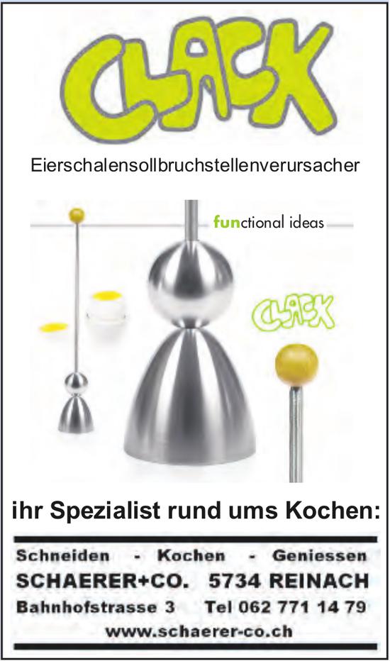 Schaerer + Co., Reinach - Clack Eierschalensollpruchstellenverursacher