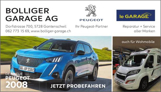 Bolliger Garage AG, Gontenschwil - Der Neue Peugeot e-2008 - Jetzt probefahren