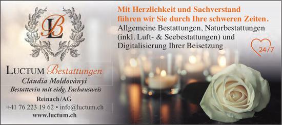 Luctum Bestattungen, Reinach - Luctum Bestattungen