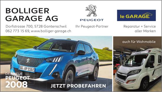 Bolliger Garage AG, Gontenschwil - Der Neue Peugeot 2008 - Jetzt probefahren
