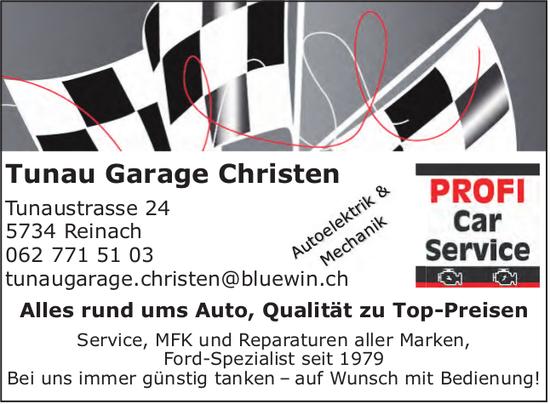 Tunau Garage Christen, Reinach - Service, MFK und Reparaturen aller Marken