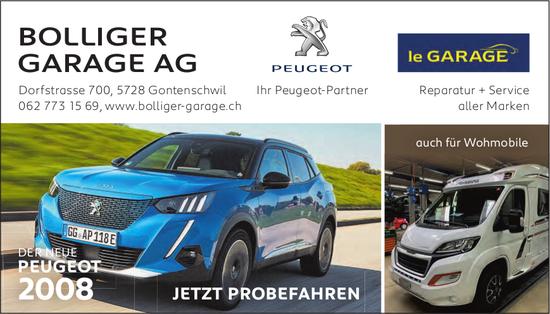 BOLLIGER GARAGE AG, Gontenschwil - Reparatur + Service aller Marker