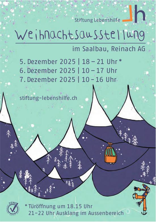 Weihnachtsausstellung, 5. - 7. Dezember, Reinach AG