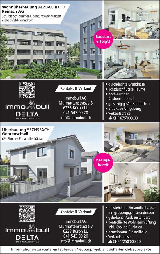 Wohnüberbauung ALZBACHFELD Reinach AG 3½- bis 5½-Zimmer-Eigentumswohnungen, Büron, zu verkaufen