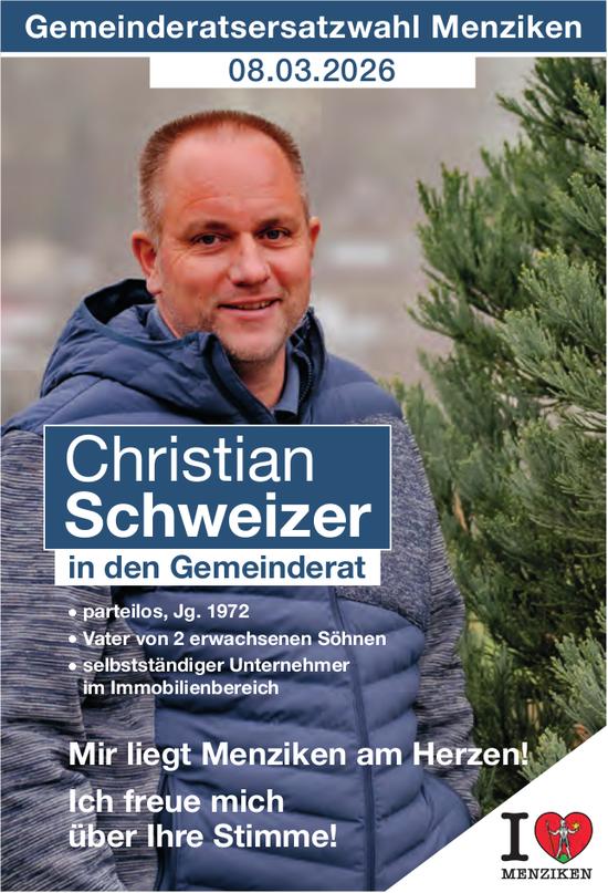 Christian Schweizer in den Gemeinderat