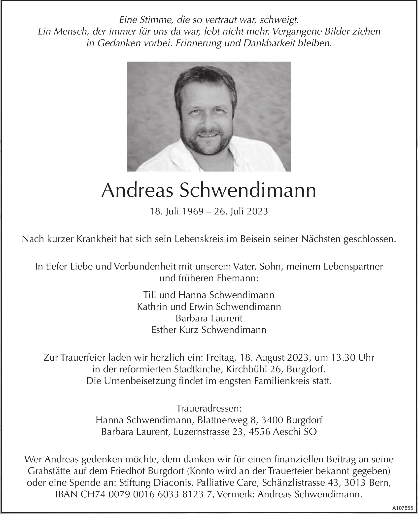 Andreas Schwendimann, Juli 2023 / TA