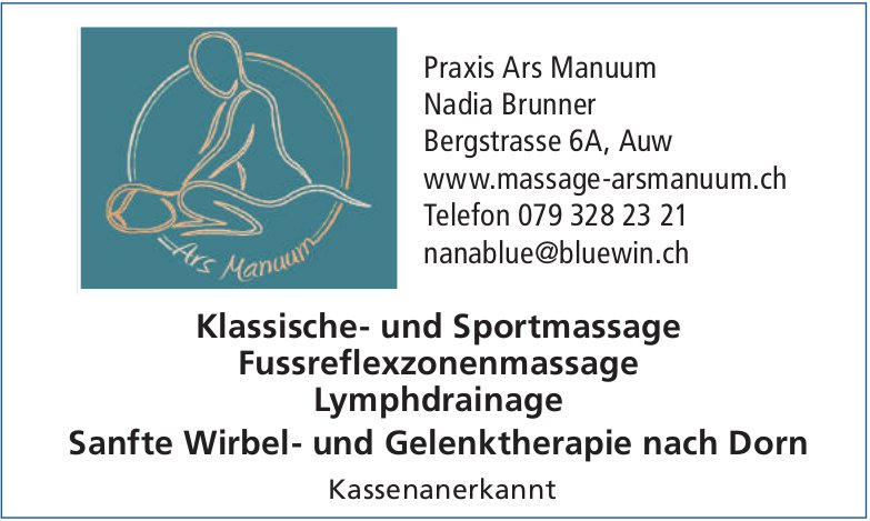 Praxis Ars Manuum, Auw - Klassische- und Sportmassage
