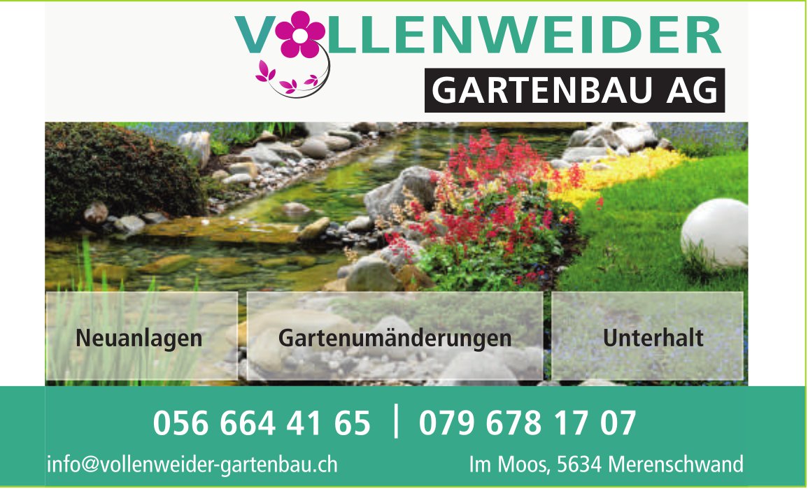 Vollenweider Gartenbau AG, Merenschwand