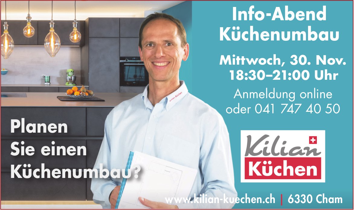 Kilian Kuechen, Cham - Info-Abend Küchenumbau Planen Sie einen Küchenumbau?