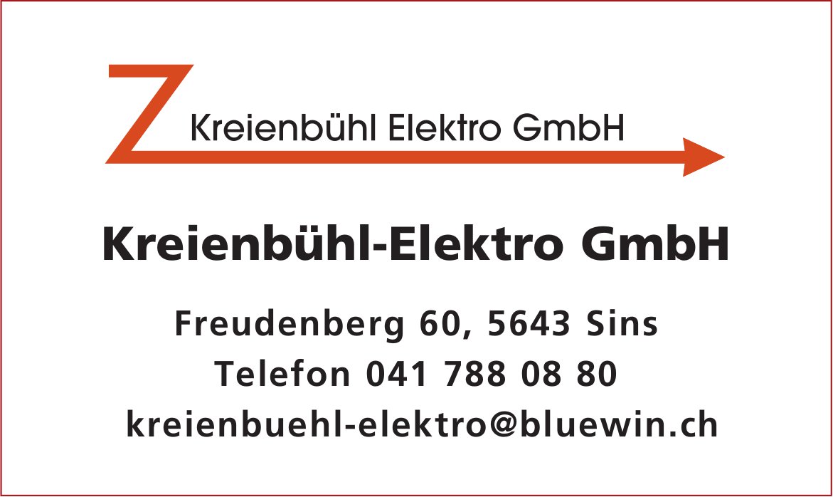 Kreienbühl-Elektro GmbH, Sins