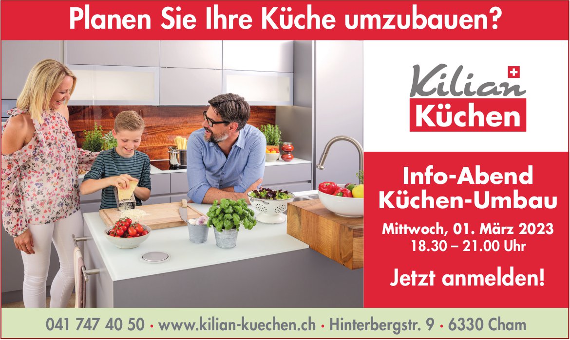 Kilian Kuechen, Cham - Info-Abend Küchen-Umbau, 1. März