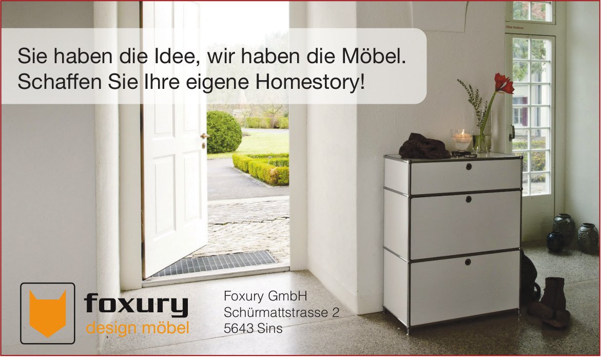 Foxury GmbH Design Möbel, Sins - Sie haben die Idee, wir haben die Möbel