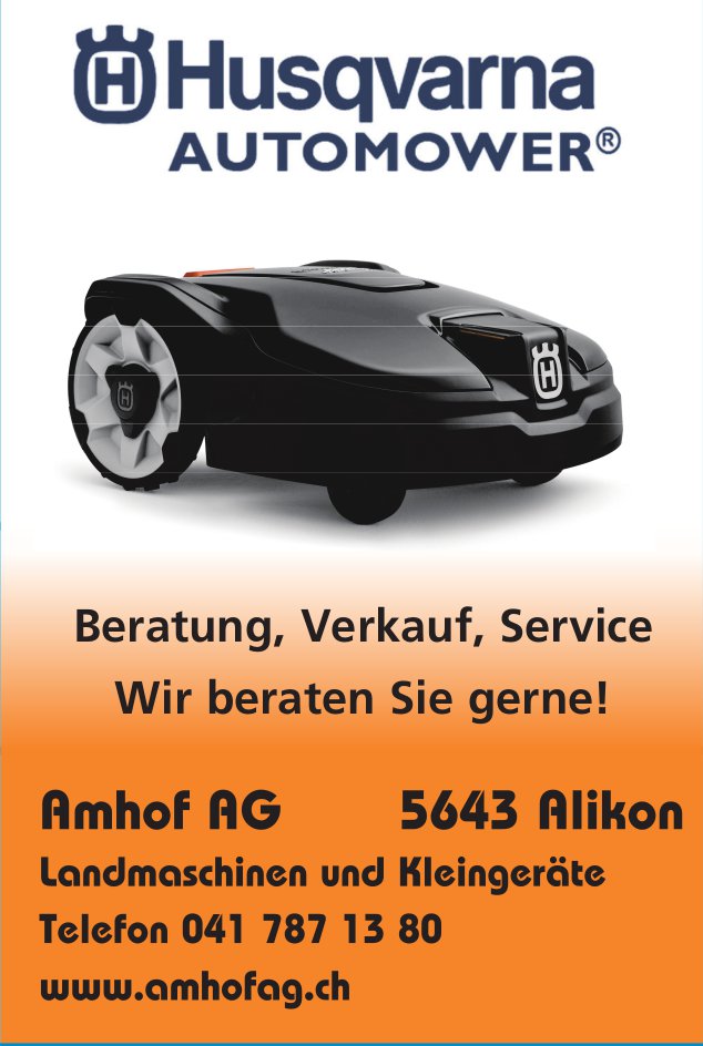 Amhof AG, Alikon - Beratung, Verkauf,  Service Wir beraten Sie gerne!