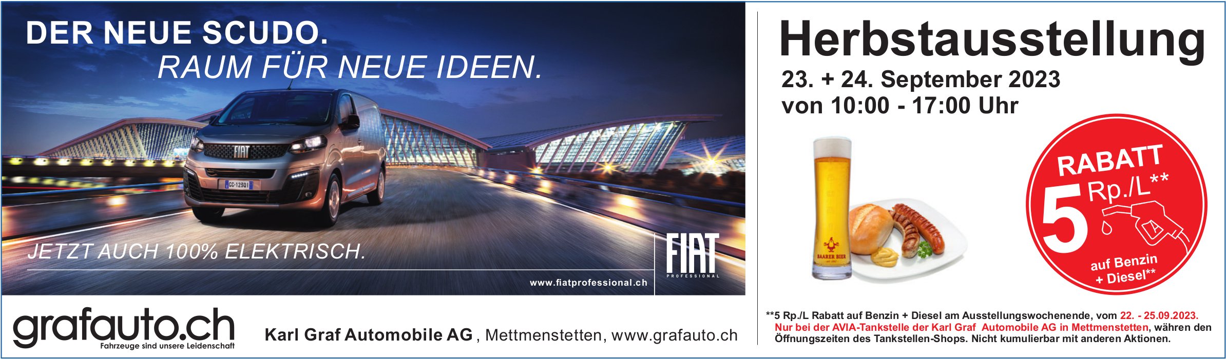 Karl Graf Automobile AG, Mettmenstetten - Herbstausstellung, 23. und 24. September