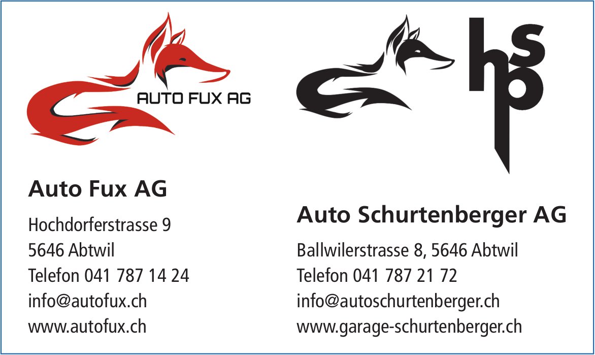 Auto Fux AG und Auto Schurtenberger AG, Abtwil