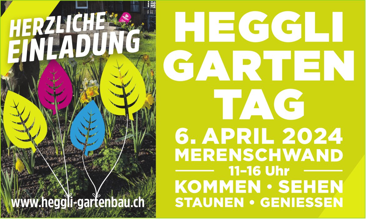 Heggli Gartenbau, Merenschwand - Garten Tag, 6. April