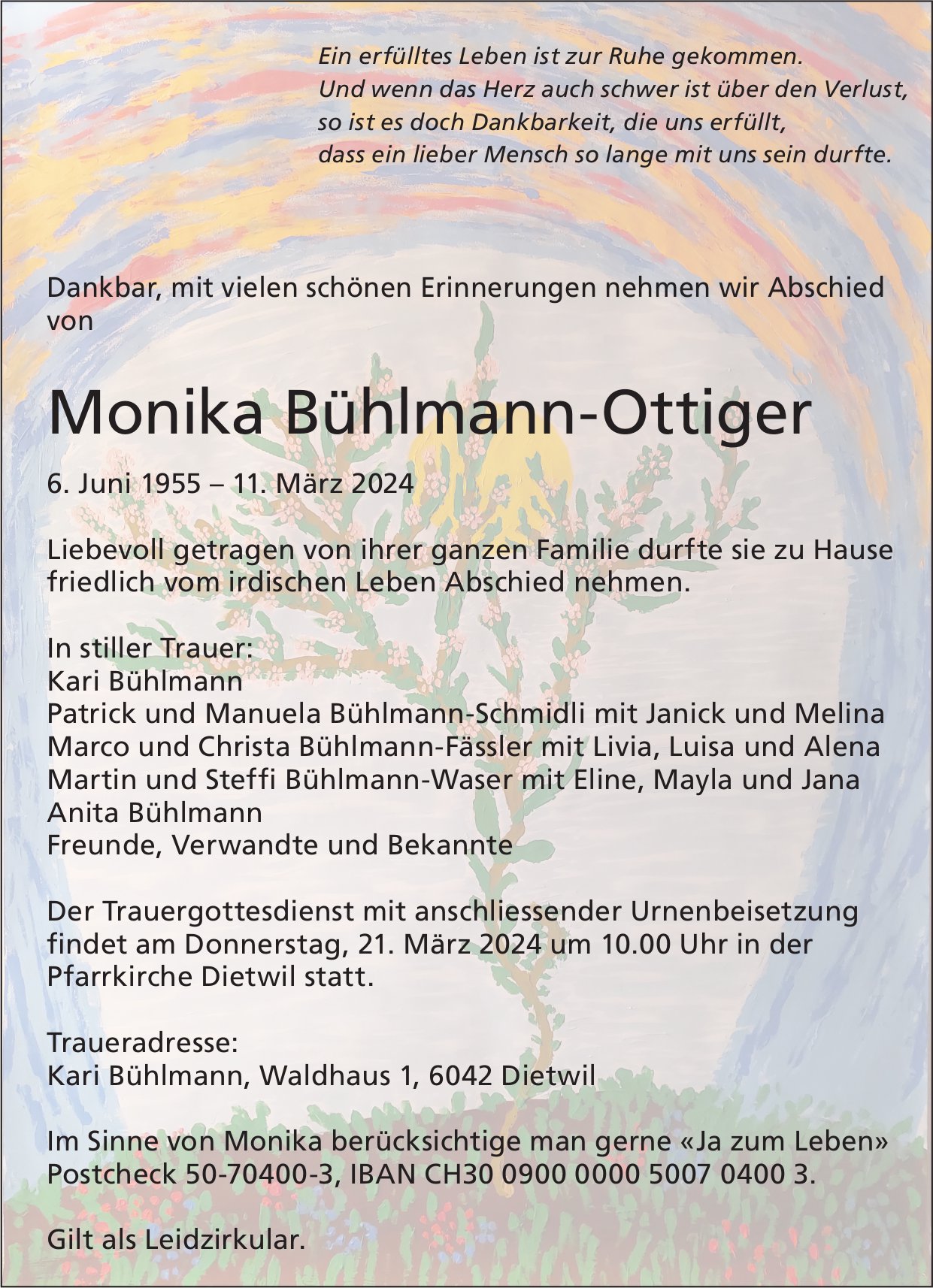Bühlmann-Ottiger Monika, März 2024 / TA