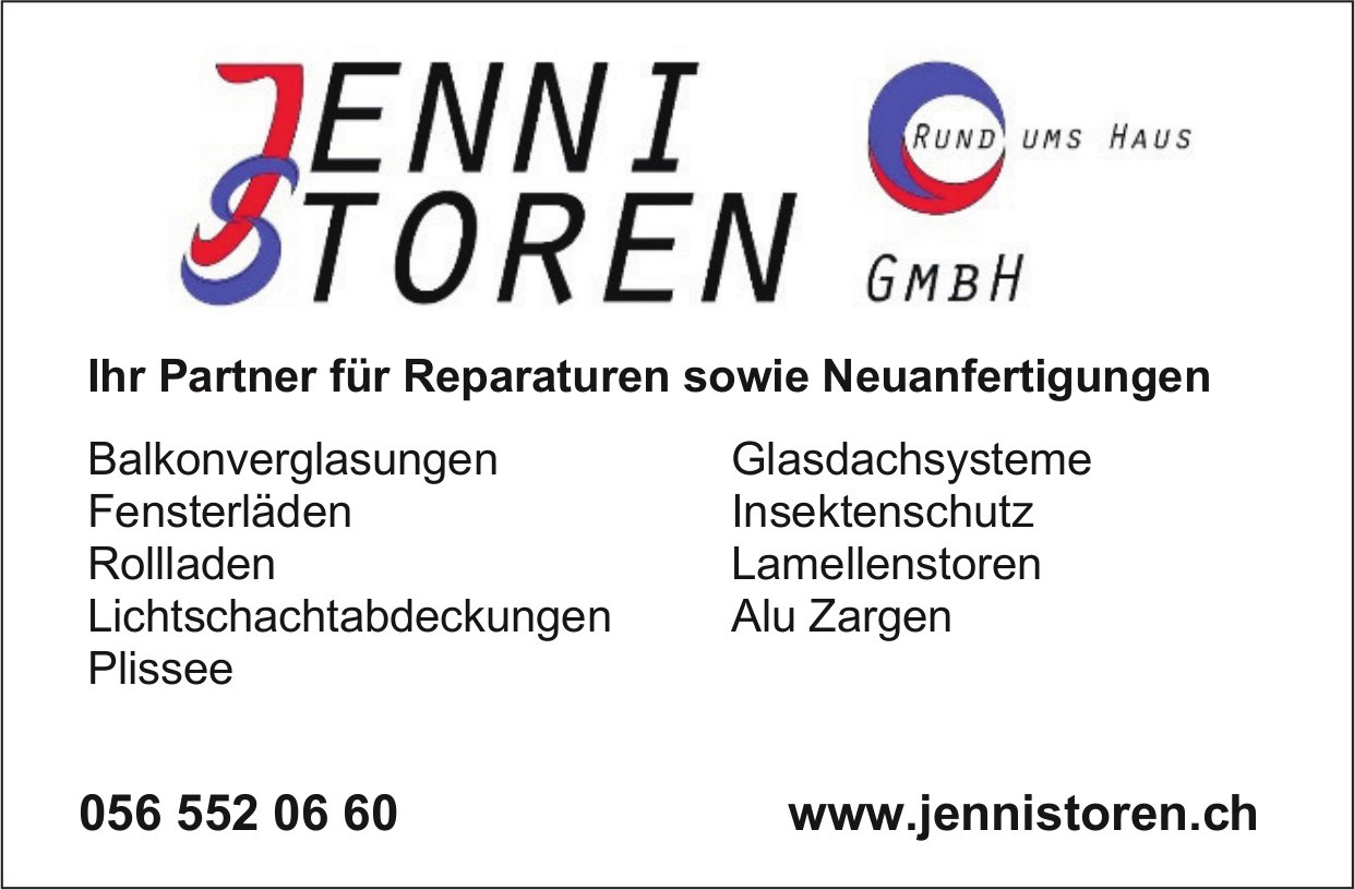 Jenni Storen GmbH, Ihr Partner für Reparaturen sowie Neuanfertigungen