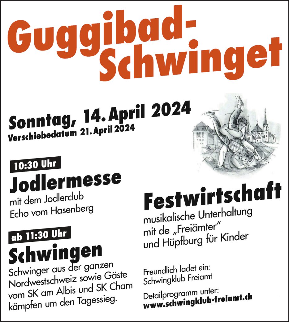 Guggibad-Schwinget, 14. April