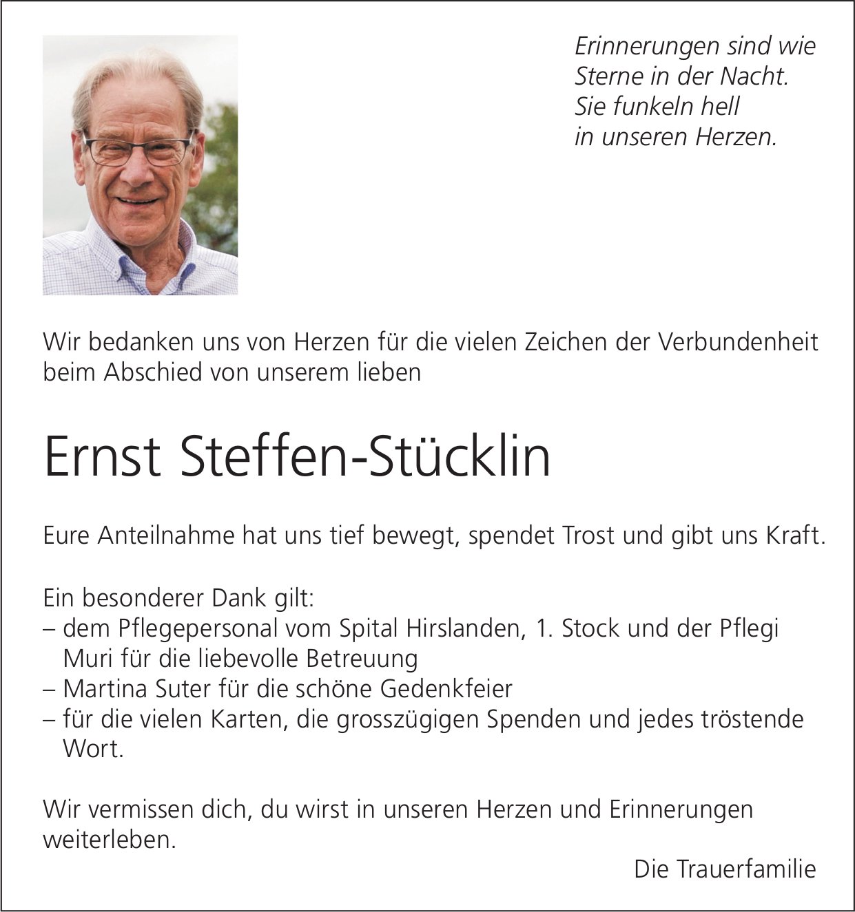 Steffen-Stücklin Ernst, im April 2024 / DS