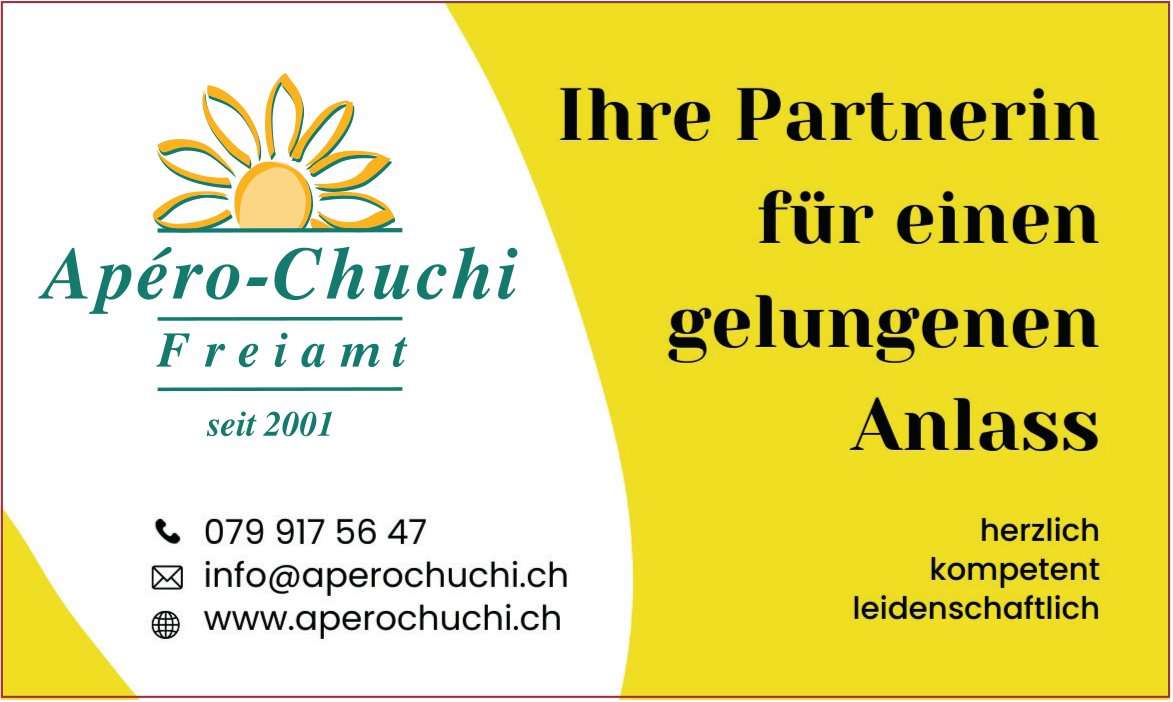 Apero-Chuchi, Merenschwand - Ihre Partnerin für einen gelungenen Anlass