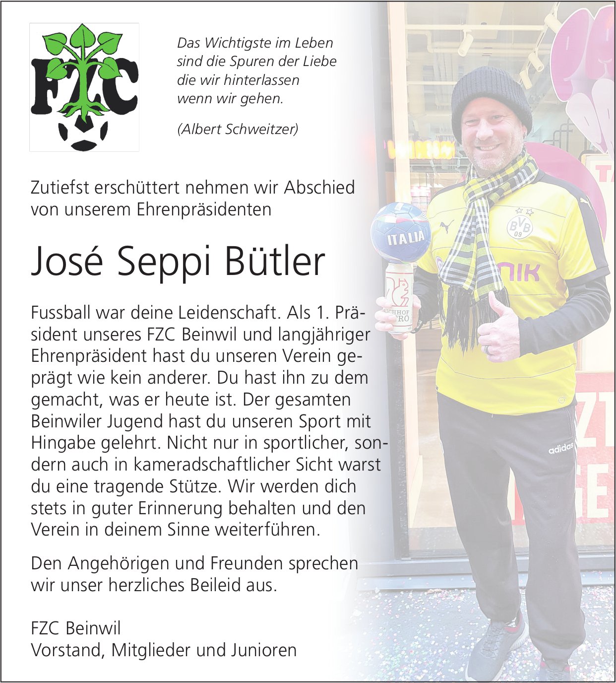 Bütler José Seppi, November 2024 / TA