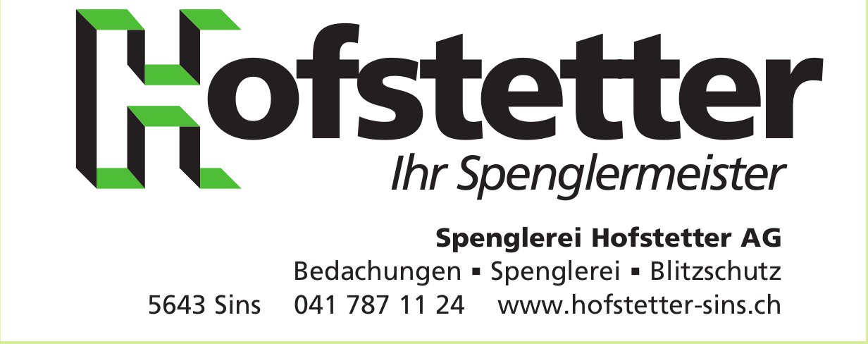 Spenglerei Hofstetter AG, Sins - Ihr Spenglermeister