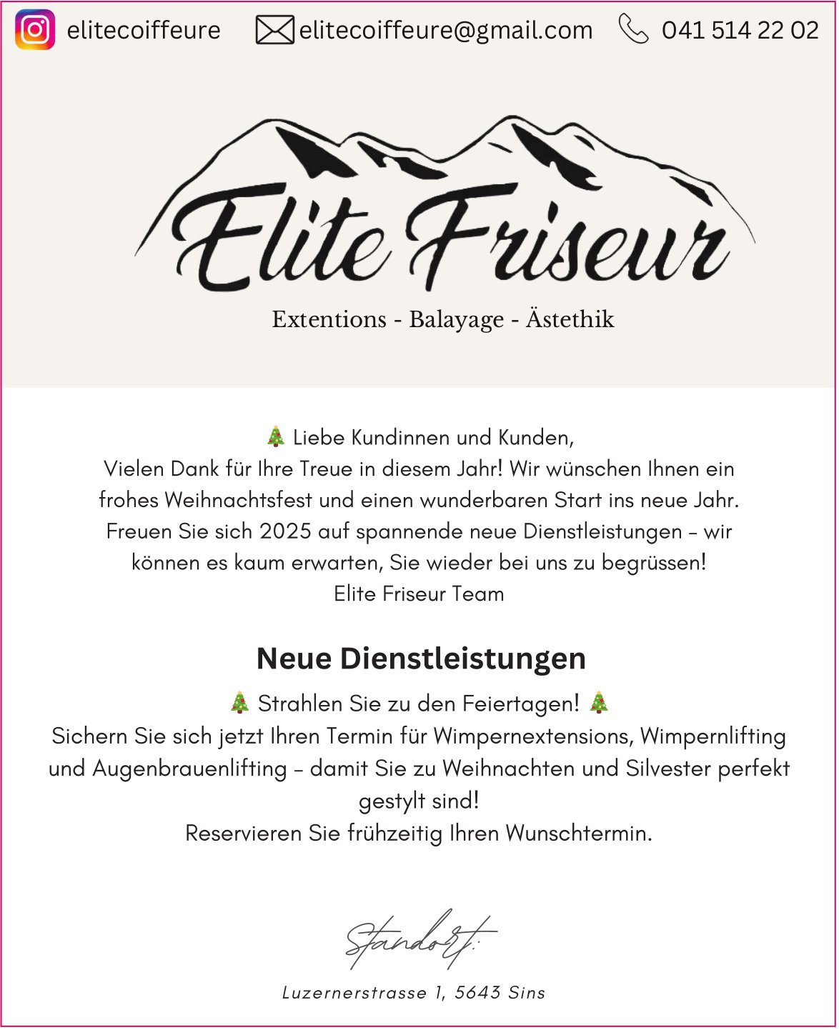 Elite Friseur, Sins - Extentions, Balayage,  Ästethik