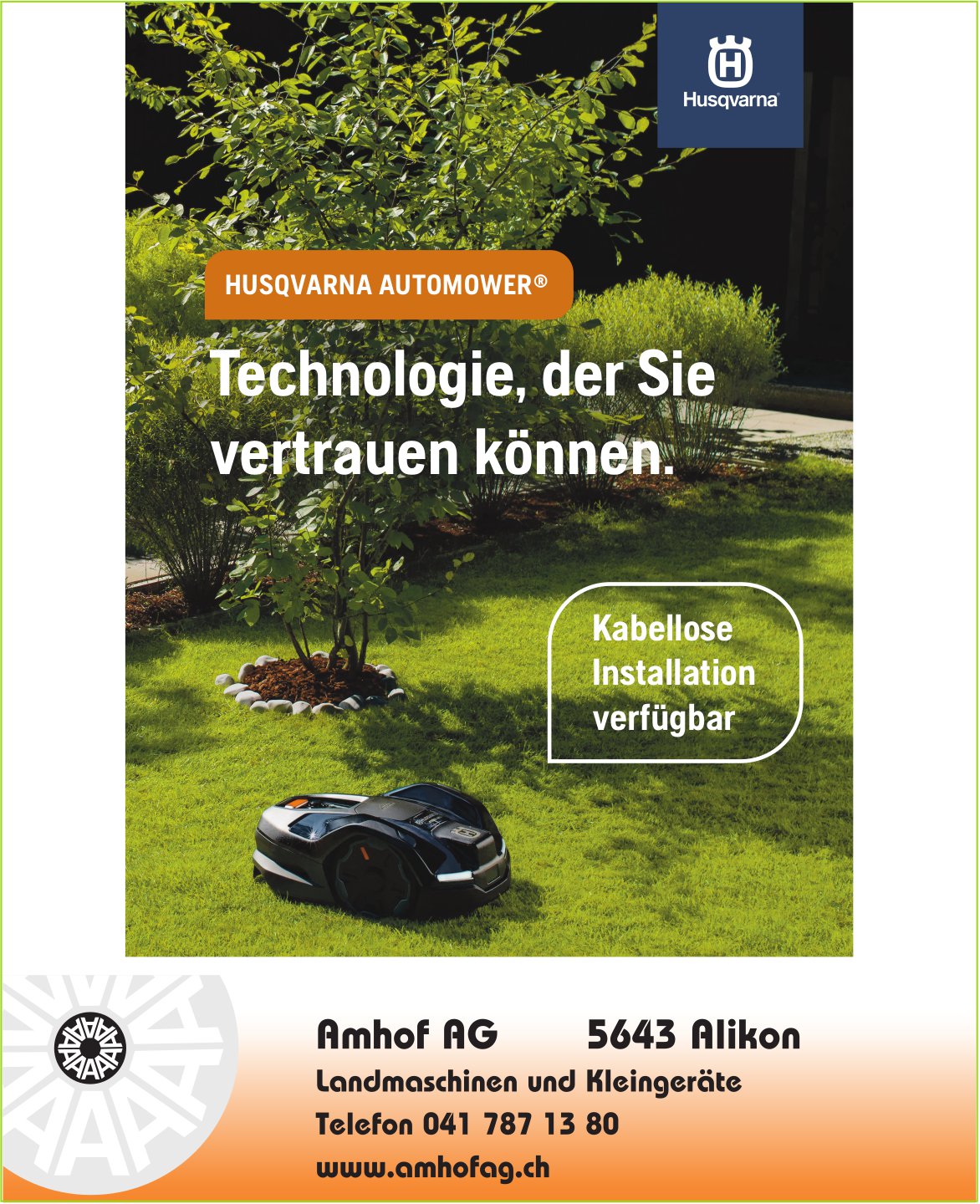 Amhof AG, Alikon - Technologie, der Sie vertrauen können