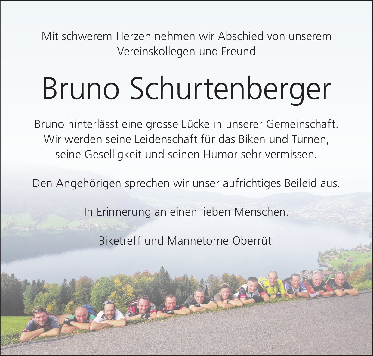 Schurtenberger Bruno, Mai 2025 / TA