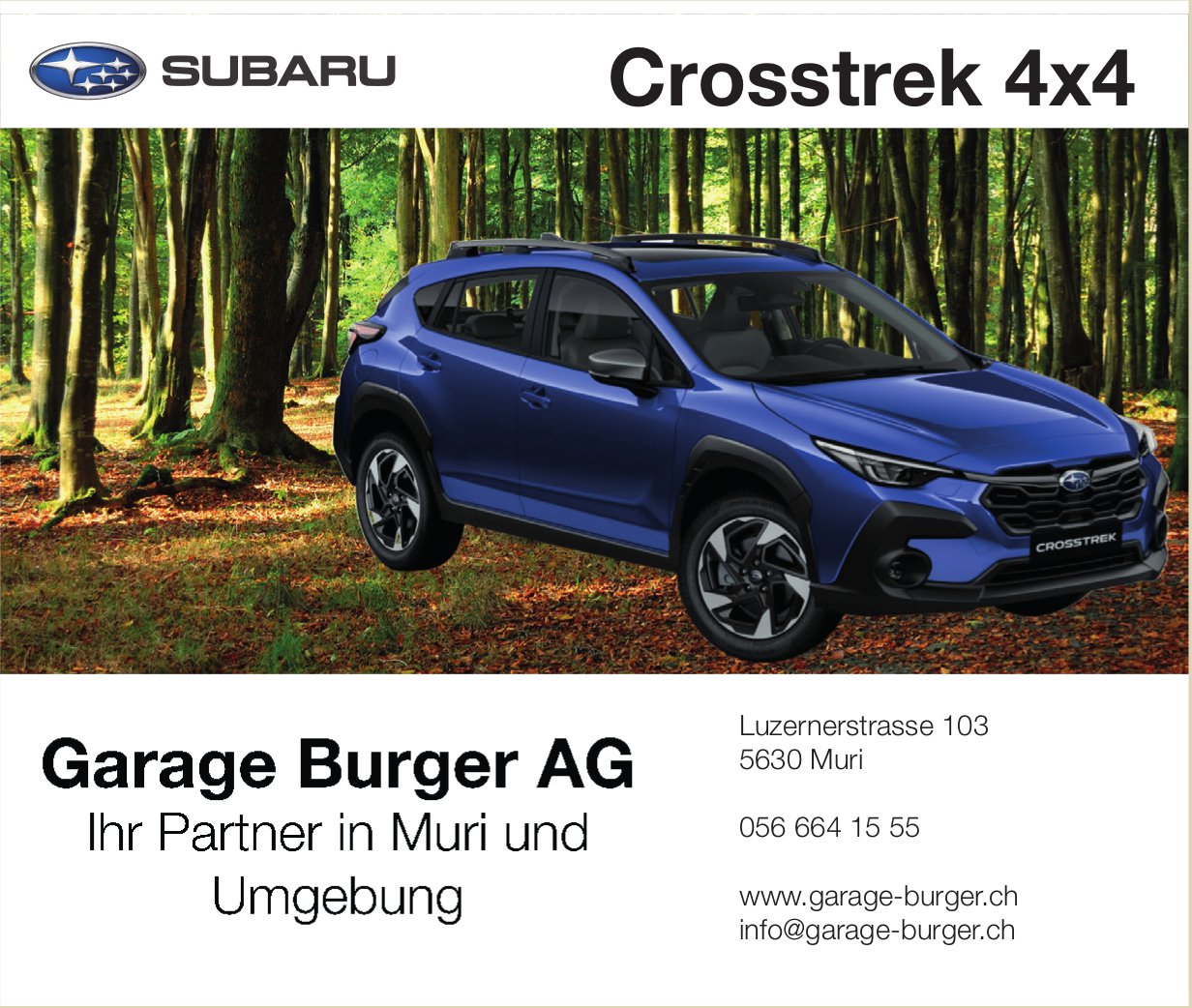 Garage Burger AG, Muri - Crosstrek 4x4