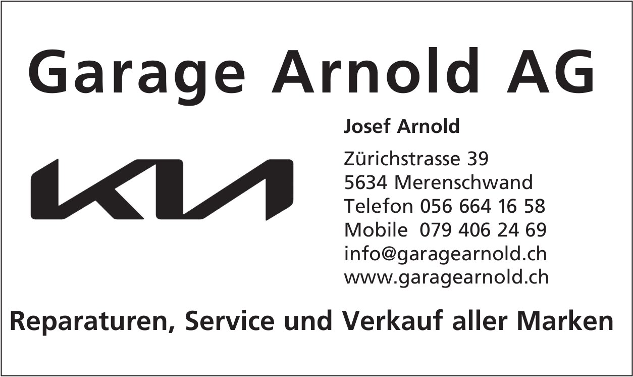 Garage Arnold AG, Merenschwand