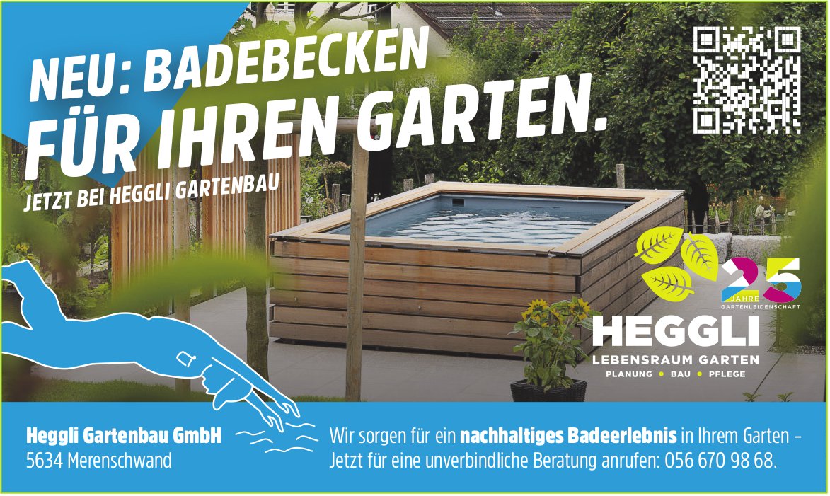 Heggli Gartenbau GmbH, Merenschwand - Badebecken