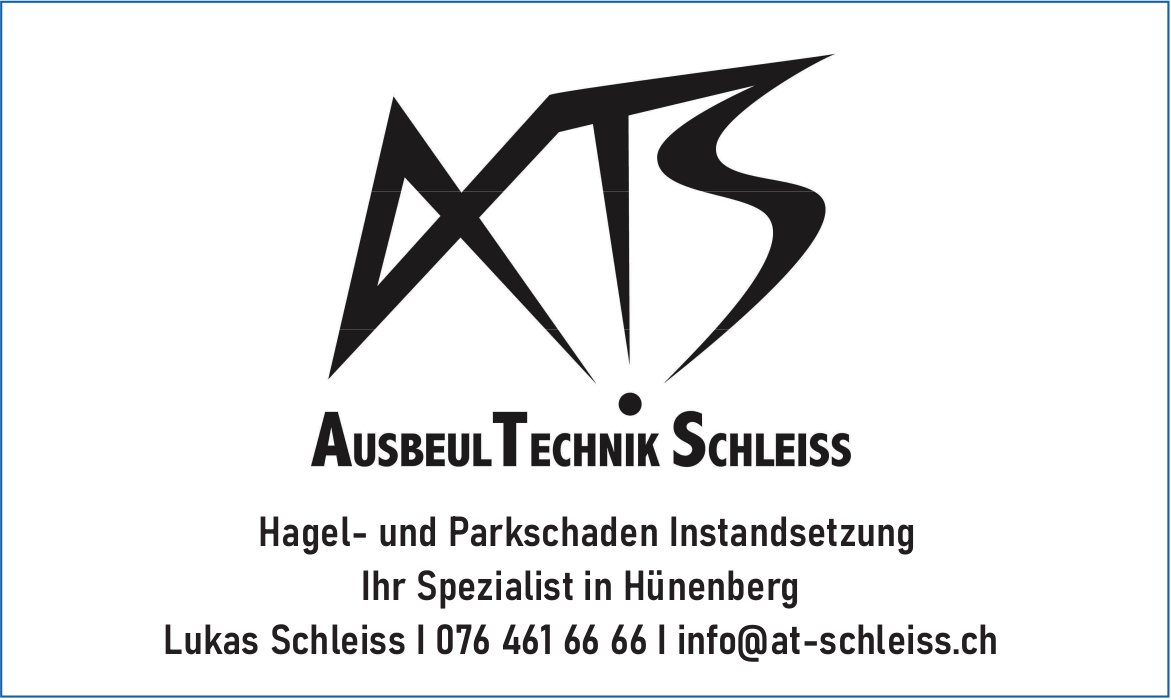 Ausbeul Technik Schleiss, Hünenberg - Hagel- und Parkschaden Instandsetzung
