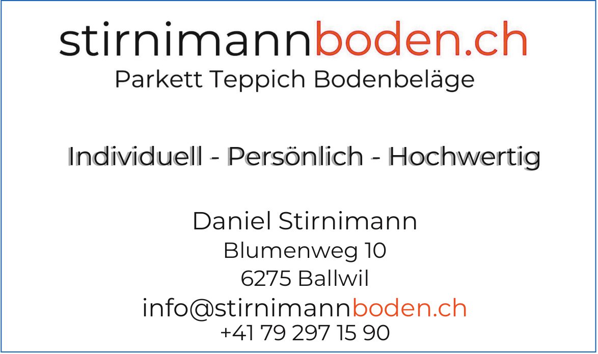 Stirnimann Boden, Ballwil - Individuell, persönlich,  hochwertig