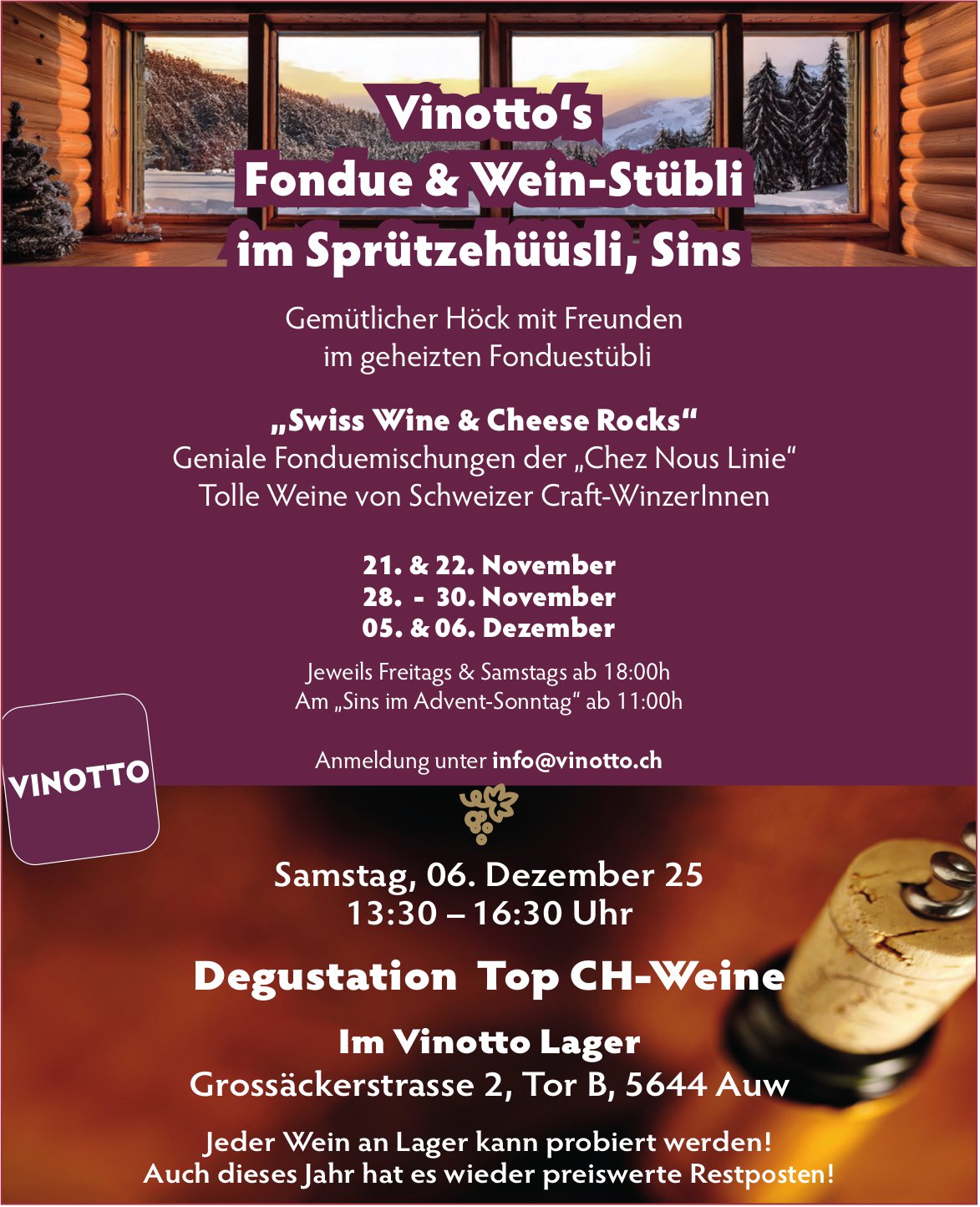 Vinotto's, Auw - Fondue & Wein-Stübli