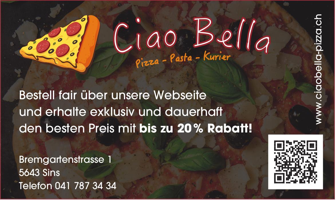 Ciao Bella Pizza, Sins - Bestell fair über unsere Webseite