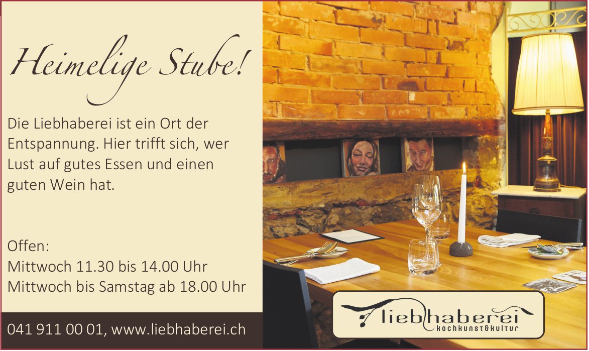 LiebhabereriHochkunst & Kultur, Heimelige Stube