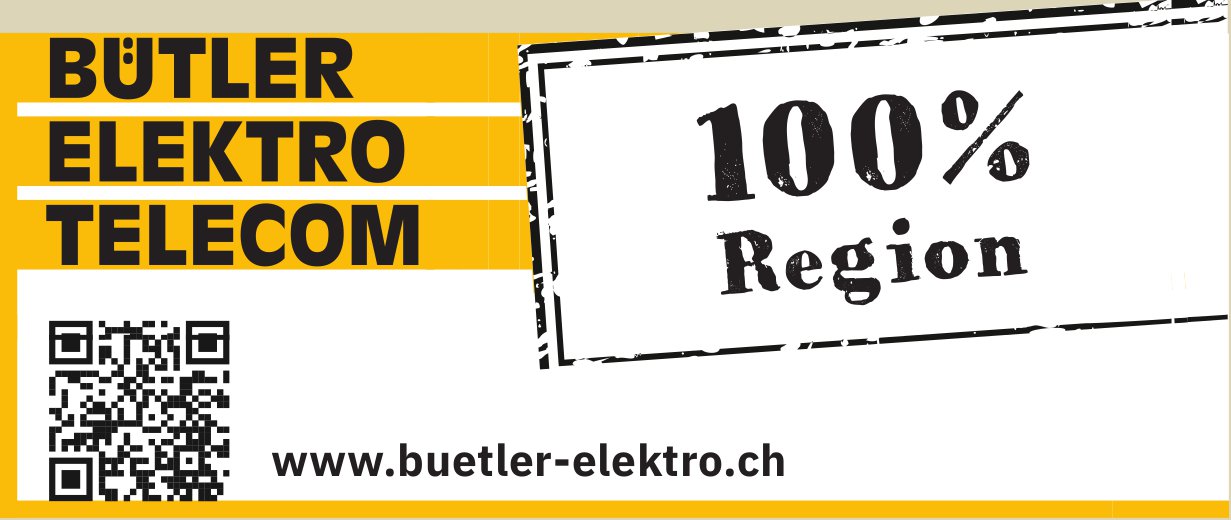 Bütler Elektro Telecom, 100% Region