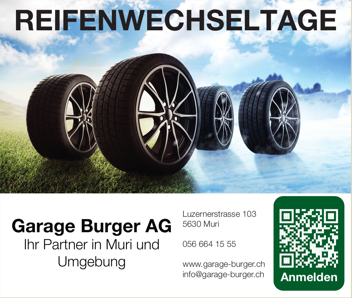 Garage Burger AG, Muri - Reifenwechsel Tage