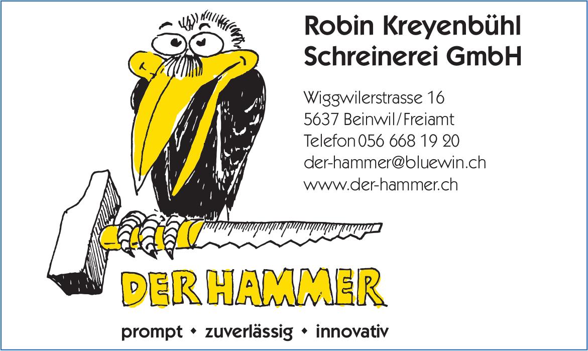 Robin Kreyenbühl Schreinerei GmbH, Beinwil - promt, zuverlässig,  innovativ