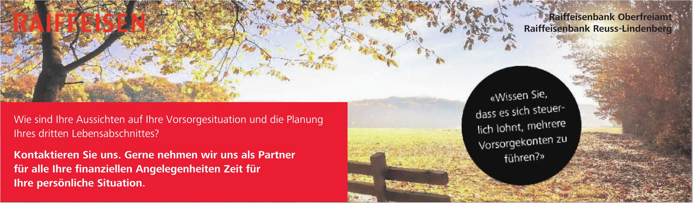 Raiffeisen, Wie sind Ihre Aussichten auf Ihre Vorsorgesituation und die Planung Ihres dritten Lebensabschnittes?