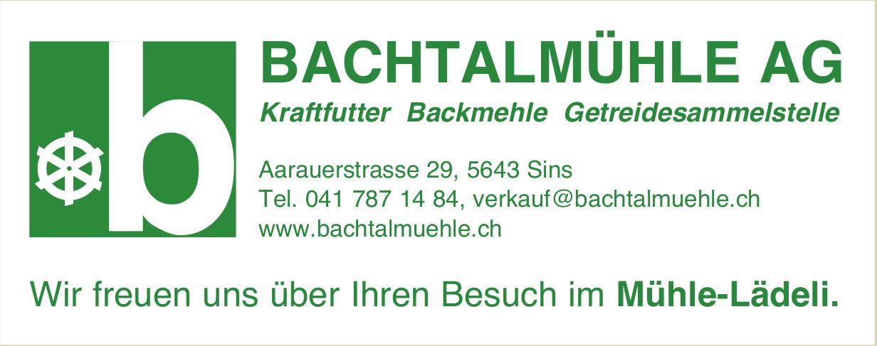 BACHTALMÜHLE AG, Sins - BACHTALMÜHLE AG