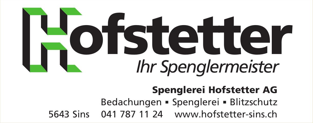 Spenglerei Hofstetter AG, Sins - Ihr Spenglermeister