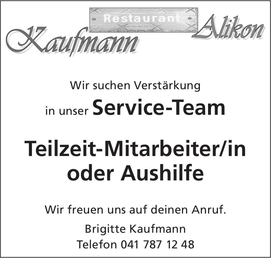 Teilzeit-Mitarbeiter/in oder Aushilfe, Restaurant Kaufmann Alikon, Gesucht
